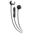 Maxell In-Ear Earbuds with Microphone, Black 190300